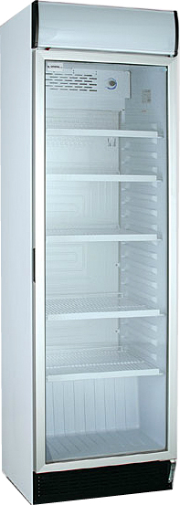 Шкаф холодильный CRYSTAL CR400 ECONOMY (CURVED) гнутое стекло