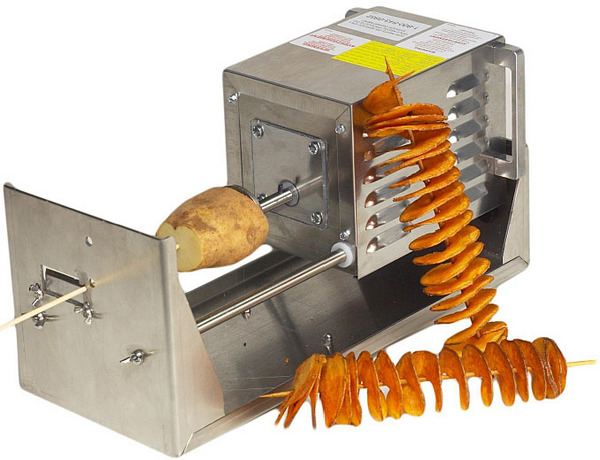 Аппарат для нарезки картофеля и яблок спиральной лентой Gold Medal 5280MX