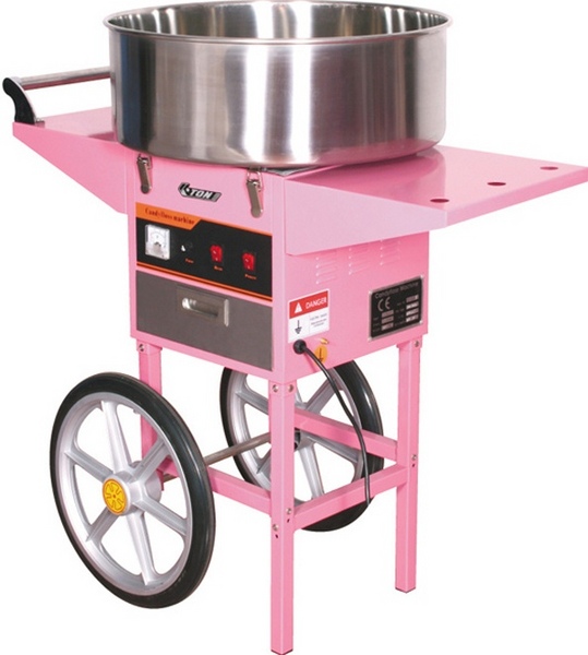Аппарат для приготовления сахарной ваты Starfood ET-MF-05 (520 мм) с тележкой